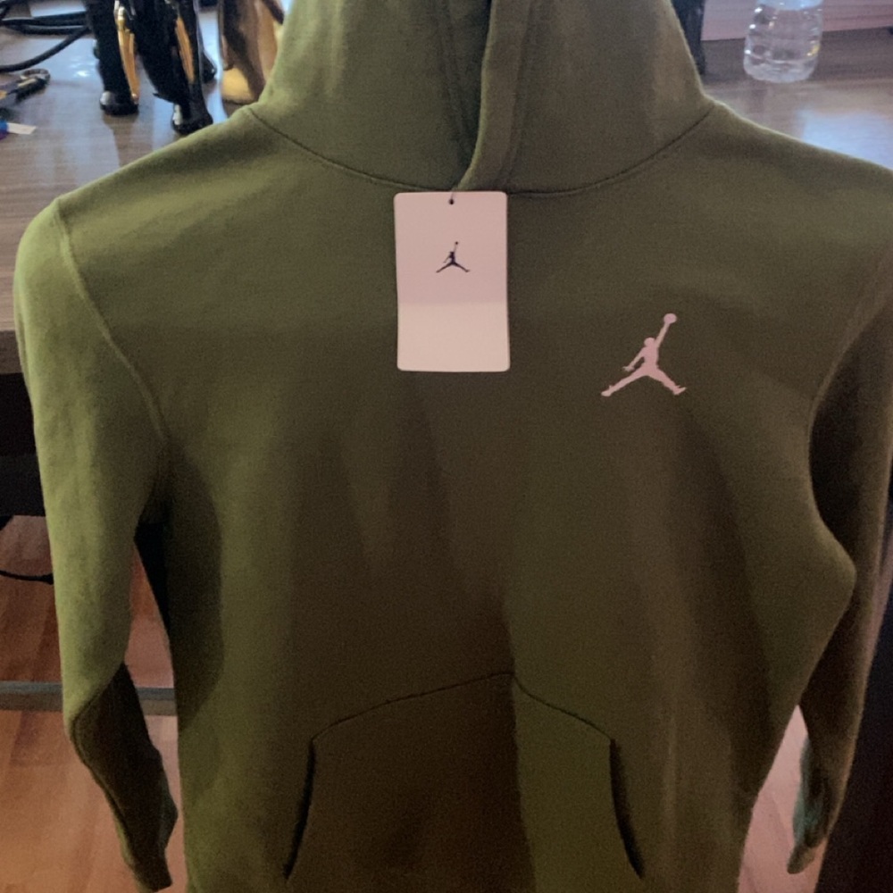 Jordan Olive Green Essential Kids Hoody